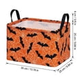 thumbnail image 3 of Rectangular Halloween Horror Ghost Storage Basket,Scary Pumpkin Basket,Halloweens Party Baskets,Halloween Candy Storage Baskets with Handles,Collapsible Storage Box Bin (A-1PCS), 3 of 9
