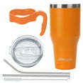 thumbnail image 5 of Ezprogear 40oz Tumbler Stainless Steel Dark Orange, 5 of 6