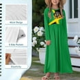thumbnail image 6 of DISNIMO Green Dachshund Sunflower Long Sleeve Dress for Kids Fall Dresses for Kids Long Sleeve Dress with Pockets for Girls Long Dress Size 5-6 Girls Long Sleeve Swing Dress Crew Neck, 6 of 7