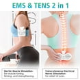 thumbnail image 5 of Unidad TENS inalámbrica Easy@Home con control remoto por aplicación: Masajeador y estimulador muscular para aliviar el dolor de espalda | Desarrollado con la aplicación MyPainOff para iOS y Android |, 5 of 5