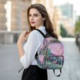 thumbnail image 6 of FORMRS Mini Backpack Purse for Women Travel Daypack Casual Shoulder Bag, Green Night Deer, 6 of 7