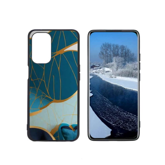 Compatible with OnePlus Nord N200 5G Phone Case, Blue-Design-10 Case Men Women, Flexible Silicone Shockproof Case for OnePlus Nord N200 5G