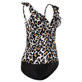 thumbnail image 6 of Hilor Womens Two Piece Bathing Suits Tummy Control Swimwsuit Ruffled V Neck Tankini Swimwear, 6 of 8