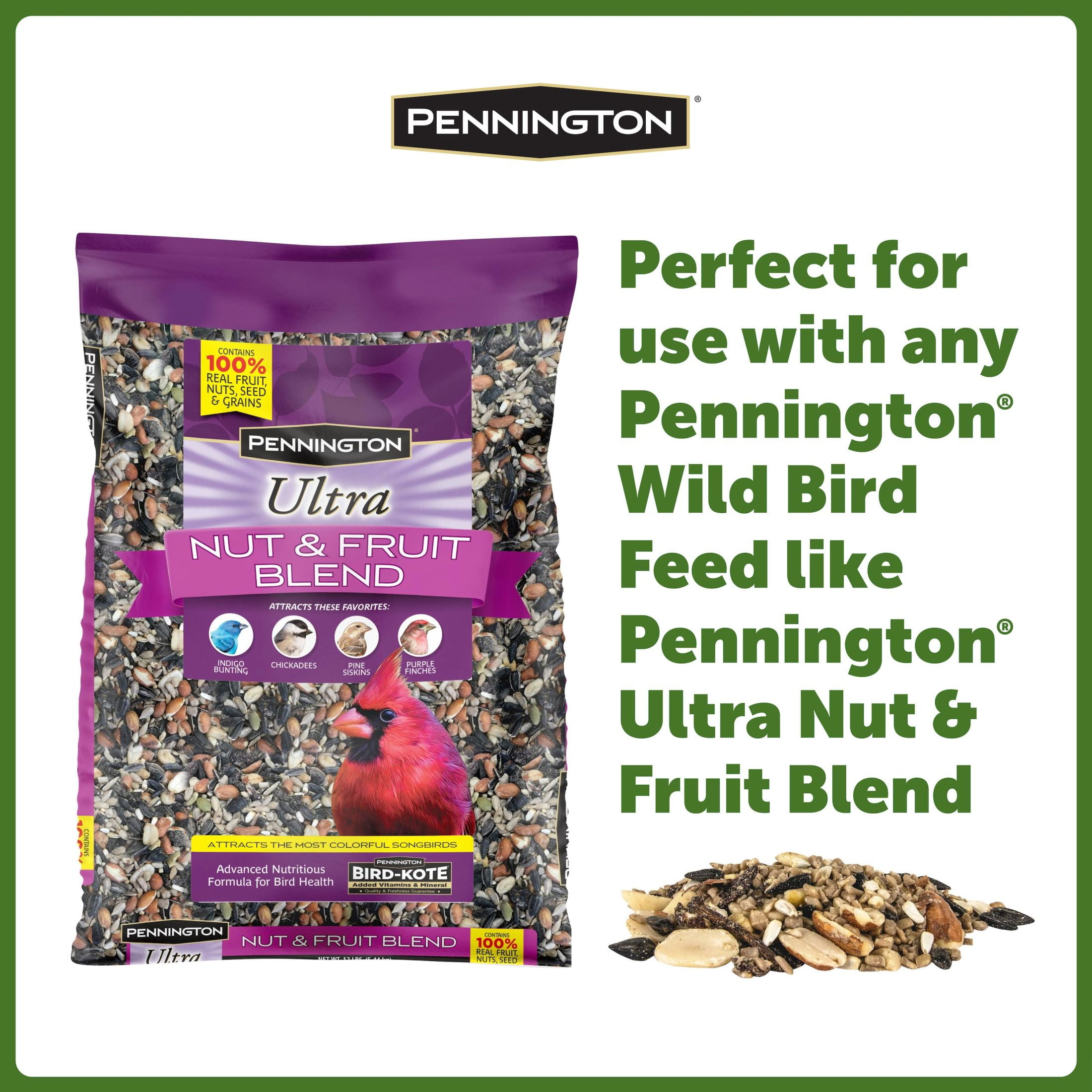 Pennington Red Cedar Jr. Pavilion Wild Bird Hopper Feeder, 2.5 lb. Capacity, 13.75 Inch Tall