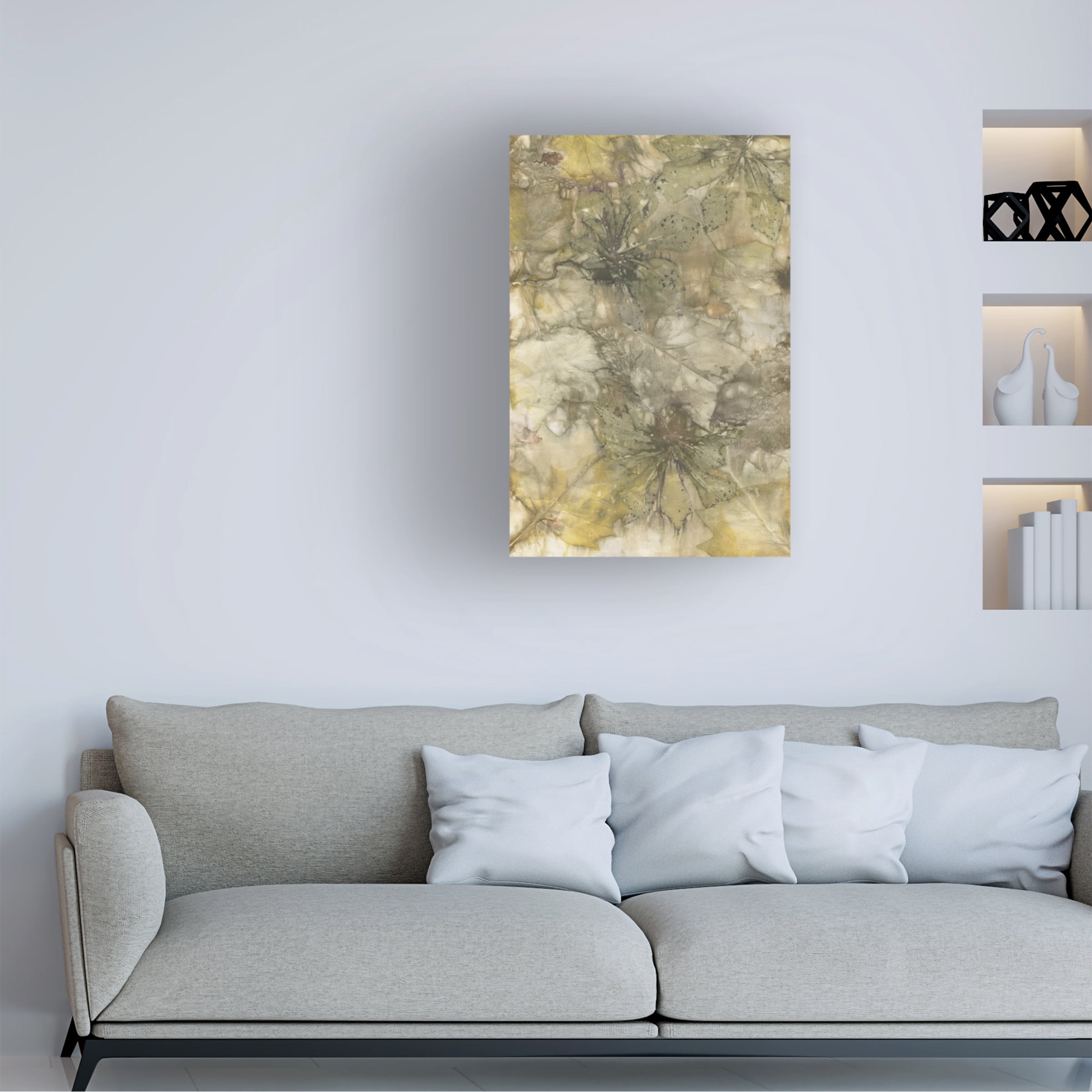 Kathryn Phillips 'Eco Print IV' Canvas Art