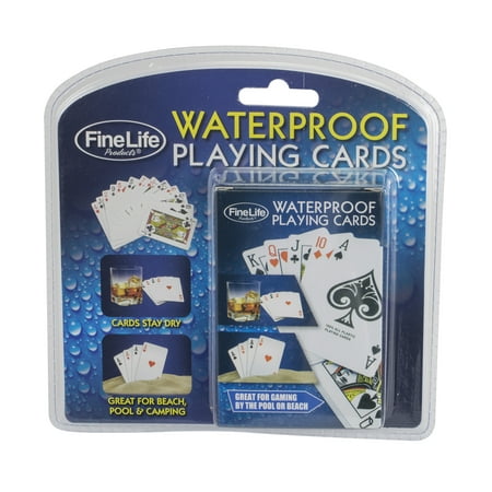 Imperial Fine Life 100% Waterproof Playing Cards For Game Night, Poker Night, Texas Holdem, Go Fish and Spades. Great Gift Card Set.