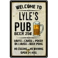 thumbnail image 1 of LYLE'S Pub Sign Vintage Man Cave Bar Wall Decor Gift 8x12 Metal 108120028331, 1 of 1