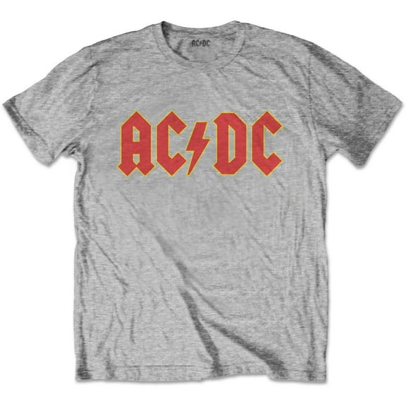 Little Boys' AC/DC Logo Childrens T-shirt 12T Grey