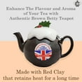 thumbnail image 5 of Cauldon Ceramics Traditional 6 Cup Brown Betty Christmas Pudding Teapot, 5 of 7