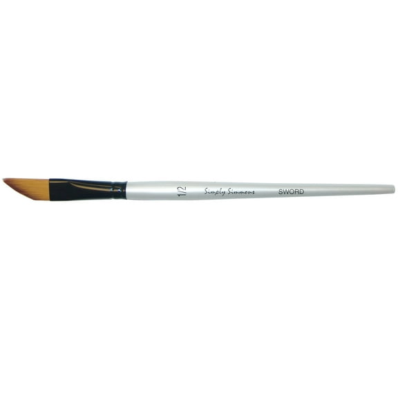 Robert Simmons Simply Simmons Short Handle Brush, Sword, 1/2 in