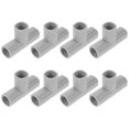 thumbnail image 2 of OUNONA 8pcs Corner Canopy Fitting Kit Plastic T Shaped Cage Frame Connector for DIY Fix Hose Pet Bed Golf Baseball Batting Tent, 2 of 5