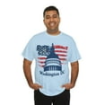 thumbnail image 3 of Unisex Heavy Cotton TShirt Washington 004, 3 of 4