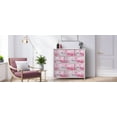 thumbnail image 2 of Sorbus Dresser for Kids Bedroom 8 Drawers - Storage Organizer Closet Furniture Chest for Girls & Boys, Nursery, Playroom, Clothes, Toys - Steel Frame, Wood Top, Fabric Bins (Tie-dye Pink), 2 of 7