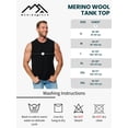 thumbnail image 4 of Merino.tech Men’s Tank Top - 𝗟𝗶𝗴𝗵𝘁𝘄𝗲𝗶𝗴𝗵𝘁 Merino Wool Tank (S-XXL) - Color, 4 of 8