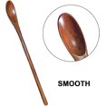 thumbnail image 3 of 4 Pcs Coffee Spoon Long Handle Natural Wooden Spoons Honey Spoons for Coffee Tea, Espresso, Hot Drinks, Ice Tea -Qin, 3 of 5