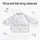 thumbnail image 4 of Full Sleeve Spill Resistant Nursing Smock Toddler Mealtime Apron Soft Polyester Fabric For Indoor Outdoor Activity pengu, 4 of 4