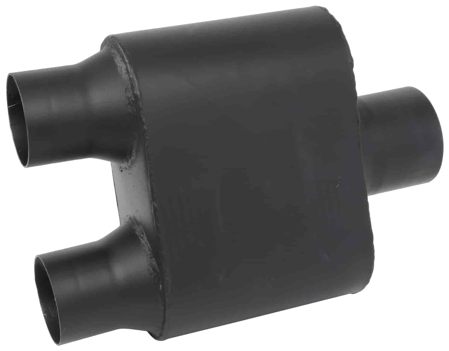 JEGS 30242 Chambered DeepTone Muffler 3 in. Center Inlet / 2.500 in