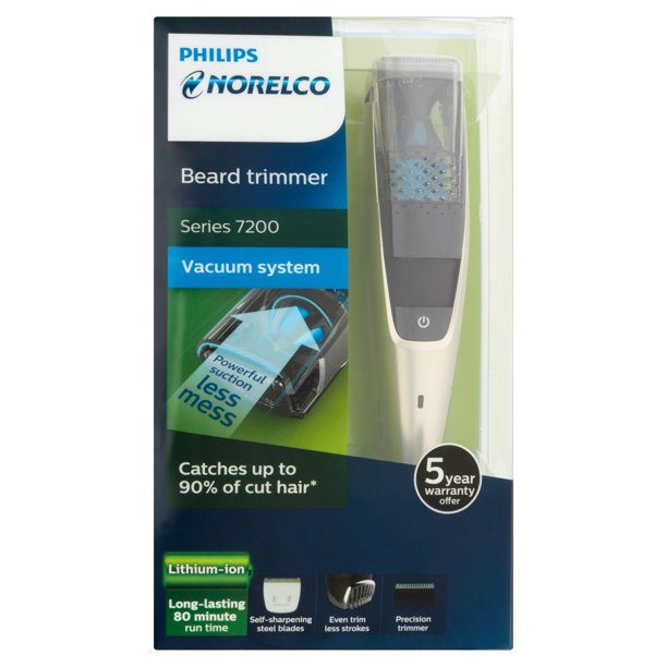 Philips Norelco Groomer Beard Trimmer Vacuum, Adjustable 20 Length