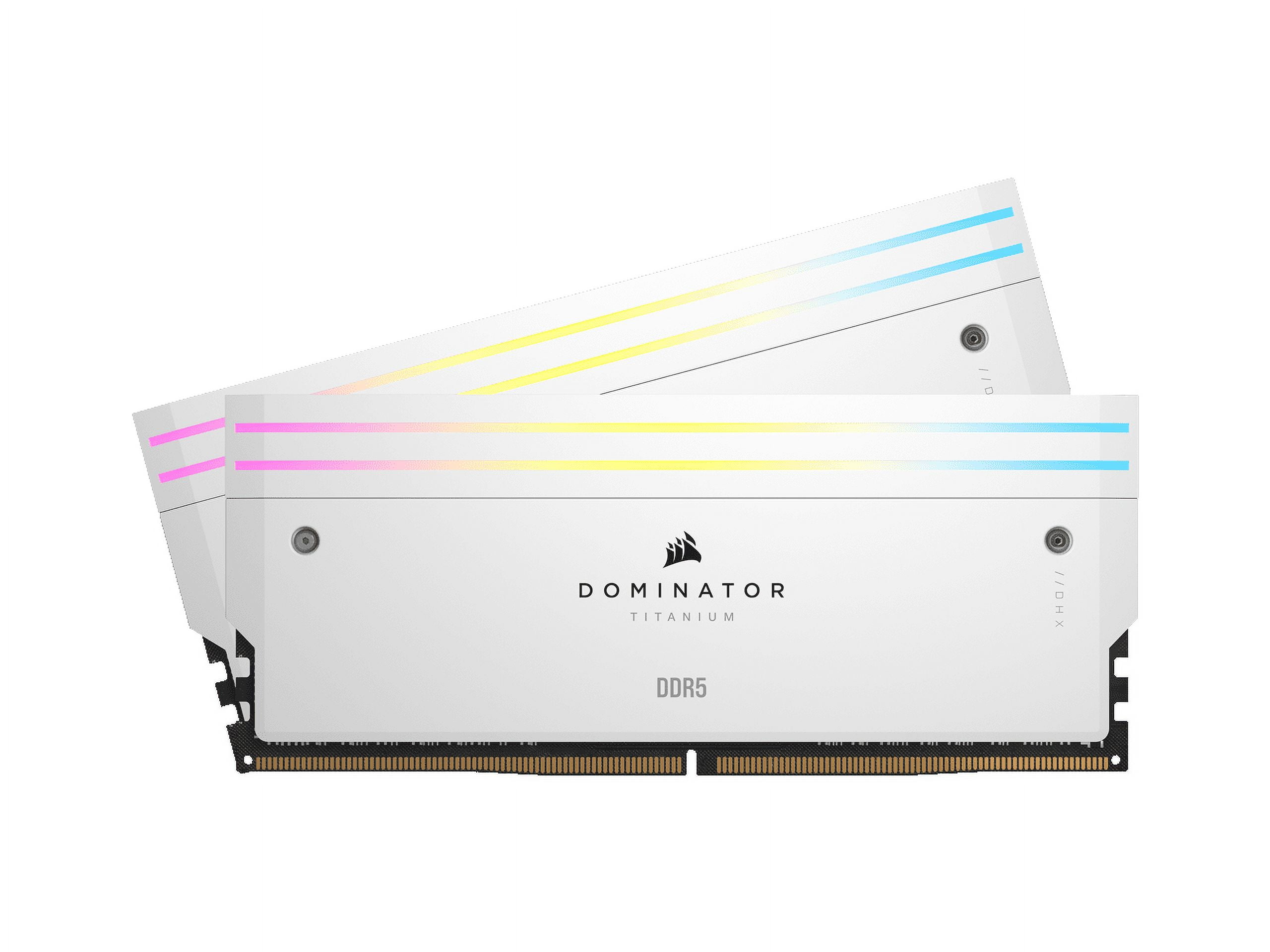Corsair DOMINATOR DDR5-6400 64GB(4枚) 白 CORSAIR Dominator Titanium 64GB (4 x 16GB) DDR5 6400 (PC5