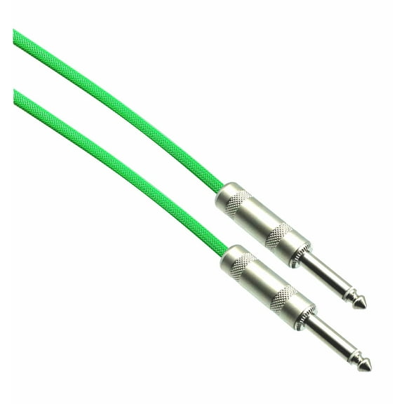 NEON GREEN Designer Series Guitar Cables - 1/4" Straight to Straight