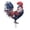 B, variant on Rural Style Painted Rooster Metal Yard Pick, Patriotic Animal Lawn Ornament, 4th Of July Ground Insert Figurine for Backyard Garden Outdoor Landscaping Decor