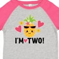 thumbnail image 4 of Inktastic 2nd Birthday Pineapple Girls Hawaiian Girls Toddler T-Shirt, 4 of 5