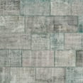 thumbnail image 1 of Ahgly Company Indoor Square Contemporary Sage Green Patchwork Area Rugs, 6' Square, 1 of 6