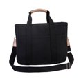 thumbnail image 4 of yuksok Women Canvas Tote Bag Casual Multifunction Valentines Day Gifts Shoulder Bag black, 4 of 9