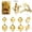 Gold, variant on Tarmeek Christmas Balls Ornaments Set, 30Pcs Shatterproof Christmas Tree Balls for Holiday Wedding Party, Hanging Tree Decoration Baubles Set Christmas Tree Decorations