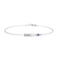 thumbnail image 1 of Engravable Bar Bracelet with Birthstone, 1 of 7
