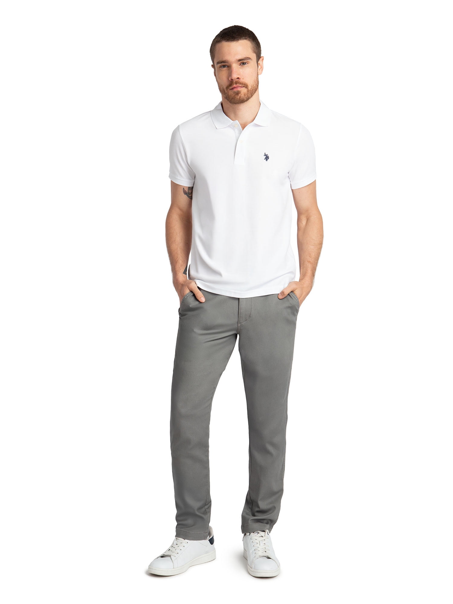 U.S. Polo Assn. Men's Slim Fit Pique Polo Shirt