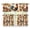 Rooster-Fall, variant on Yuyamidu Floral Print Kitchen Curtain Valance and Tiers 3 Panel Set Easy to Install Bathroom Window Curtain with Rod Pocket Soft Window Treatment Tiers for Living Room Bathroom