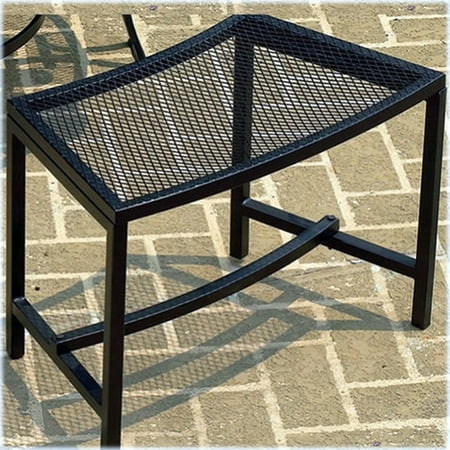 Charlton Home Fort Collins Metal Mesh Fire Pit Bench