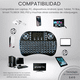 thumbnail image 2 of Teclado Inalambrico Dosyu KB03 Iluminado para Smart TV Box Xbox PC Negro BLOOSOM, 2 of 4