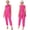 Hot Pink, variant on Alzheimer Jumpsuit For Women Sleeveless Jumpsuit With Back Zipper Design For Easy Dressing Red L