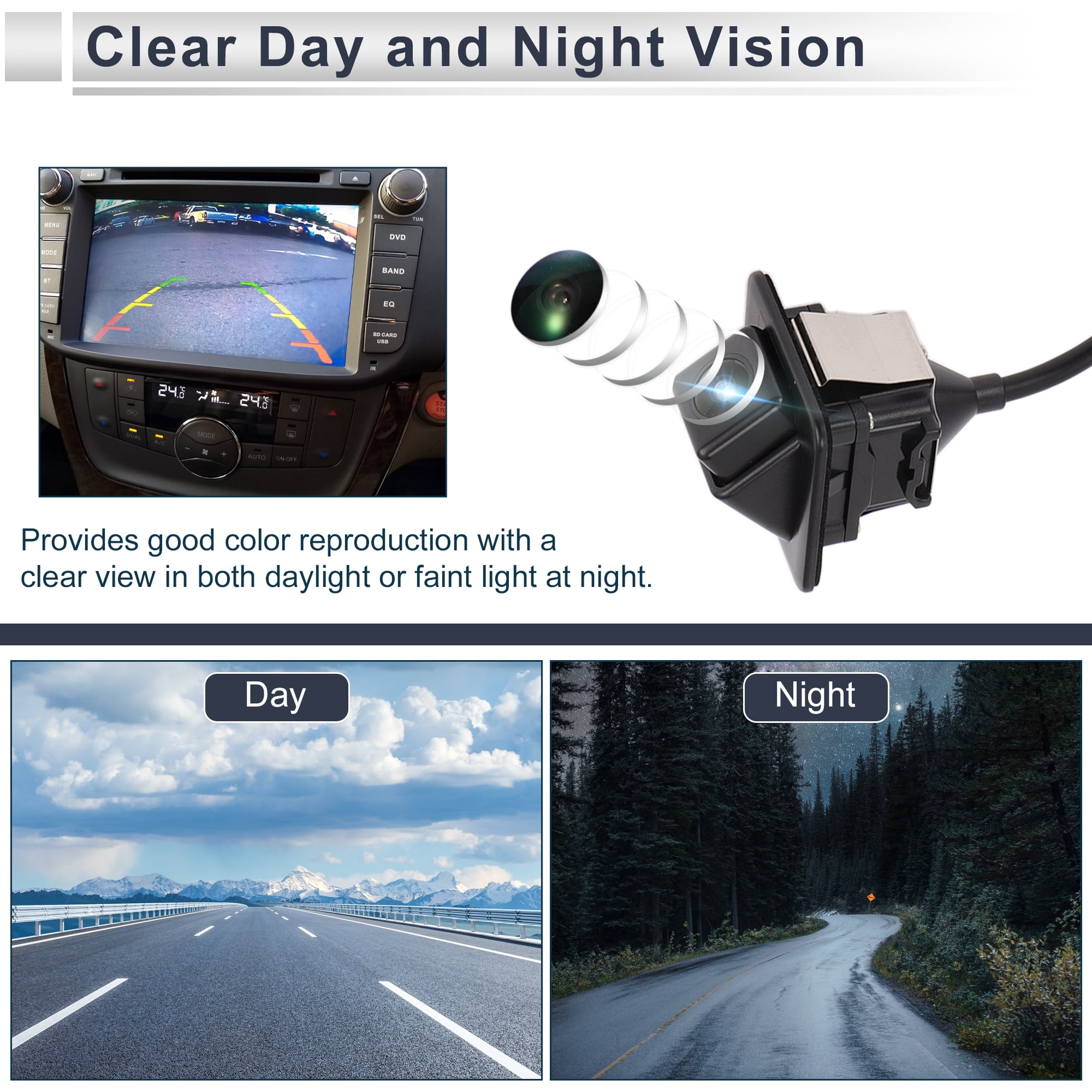 Unique Bargains Rear Camera for Hyundai Elantra 2011-2016 Park Assist Rear Camera