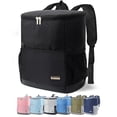 thumbnail image 1 of Wolka Mochila térmica aislada para exteriores, 30 latas a prueba de fugas, bolsa térmica ligera e impermeable para retención de frío/calor durante 12 h, nevera portátil suave para viajes, camping, pla, 1 of 5