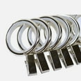 thumbnail image 3 of Versailles Brushed Nickel Silent Glide Clip Rings, 3 of 3