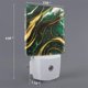thumbnail image 2 of Fotbe Green Marble Luz Nocturna LED, Luz de Noche con Sensor de Luz Natural de Anochecer a Amanecer, Se Enchufa a la Pared, Blanco Cálido 0.5W-EU, 2 of 7