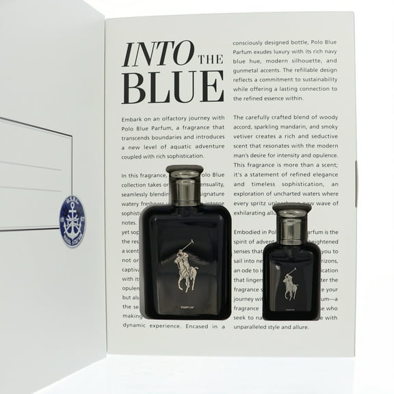 Ralph Lauren Polo Blue Parfum 2pcs Gift Set For Men
125ml Parfum Spray   40ml Parfum Spray   Funnel