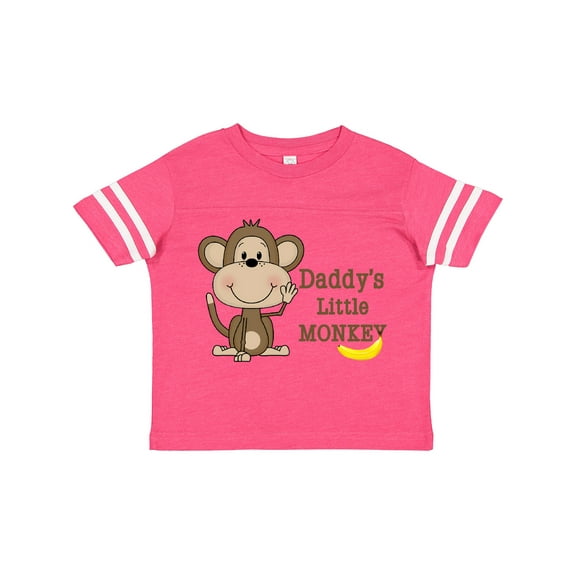 Inktastic Daddy's Little Monkey Boys or Girls Toddler T-Shirt