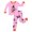 00-Pink2890, variant on WOYY Girls Halloween Pajama Sets Long Sleeve Graphic Tee Pants Kids Sleepwear, Sizes 2-12