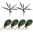 thumbnail image 3 of Phalaenopsis Orchids Leaves Artificial Latex Contact Faux Leaf,6 PCS, 3 of 6