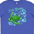 thumbnail image 4 of Inktastic Lets Swim Cute Sea Turtle Youth T-Shirt, 4 of 5