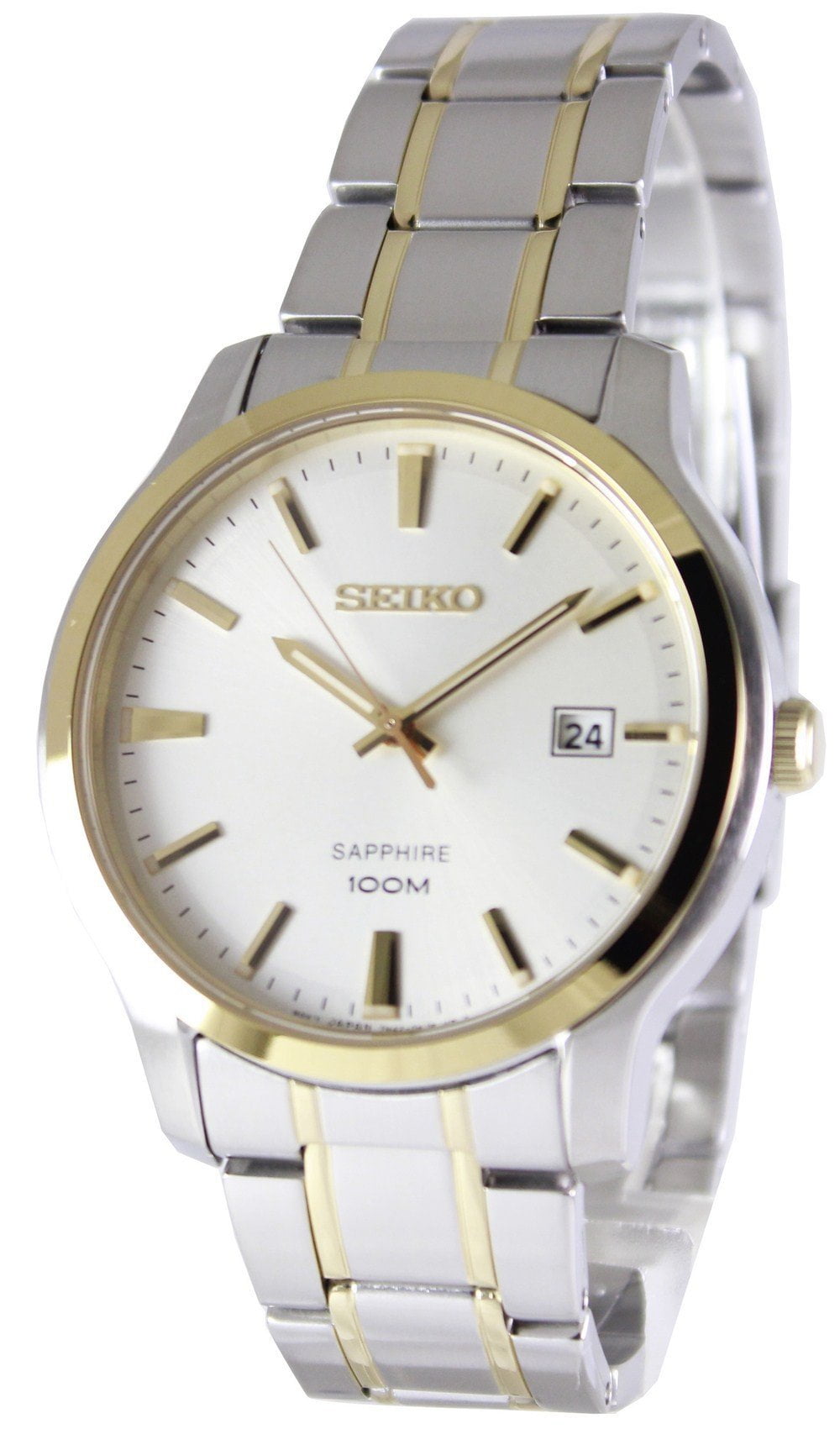 Seiko Neo Classic Quartz Sapphire 100M SGEH42 SGEH42P1 SGEH42P Mens Watch -  Walmart.com