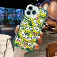 thumbnail image 3 of Miniso Sanrio Kero Kero Keroppi Phone Case For iPhone 11 12 Mini 13 14 15Pro Max Transparent Shell, 3 of 6