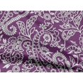 thumbnail image 5 of oneOone Rayon Plum Fabric Block Craft Projects Decor Fabric Printed By The Yard 56 Inch Wide, 5 of 5