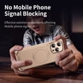 thumbnail image 4 of ELEHOLD  for iPhone 16 Pro Max Case,Compatible with Mag safe Accessory, Bezel Less Metal Slim Hard Shockproof Ultra Thin Frameless Case with Ring Stand Holder Magnetic Cover,Silver, 4 of 6
