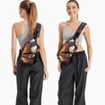 thumbnail image 2 of Astronaut Nebula Sling Backpack, Celestial Star Constellation Design, Rocket and Alien Themed Crossbody Bag for Space Geeks, 2 of 6