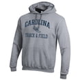 thumbnail image 2 of Men's Champion  Gray North Carolina Tar Heels Track & Field Icon Powerblend Pullover Hoodie, 2 of 3
